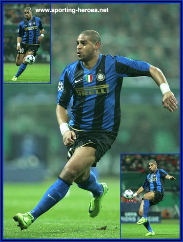 Leite Ribeiro ADRIANO - Inter Milan (Internazionale) - UEFA Champions League 2008/09