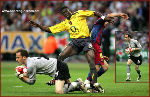 Manuel Almunia - Arsenal FC - UEFA Champions League 2005/06 (Final)