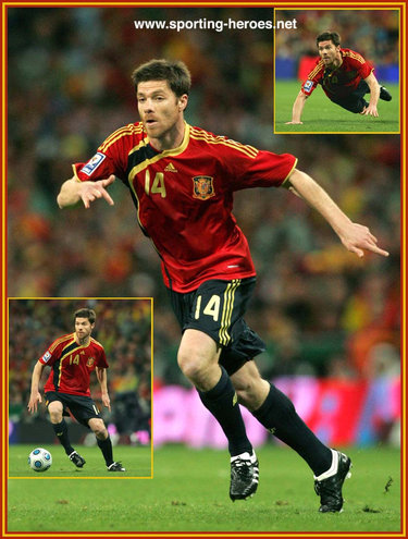 Xabi Alonso - Spain - FIFA Campeonato Mundial 2010 Calificación