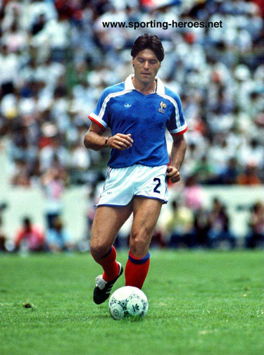 Manuel Amoros - France - FIFA Coupe du Monde 1986 World Cup.