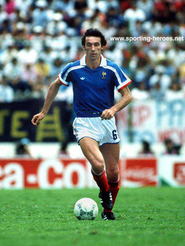 Maxime Bossis - France - FIFA Coupe du Monde 1986 World Cup Finals.
