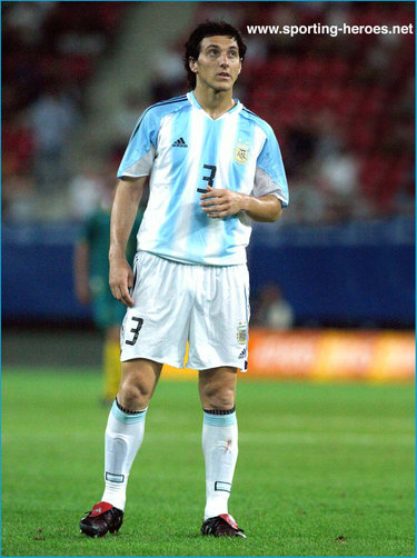 Nicolas Burdisso - Argentina - Juegos Olimpicos 2004