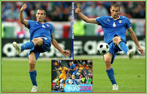 Giorgio Chiellini - Italian footballer - UEFA Campionato del Europea 2008
