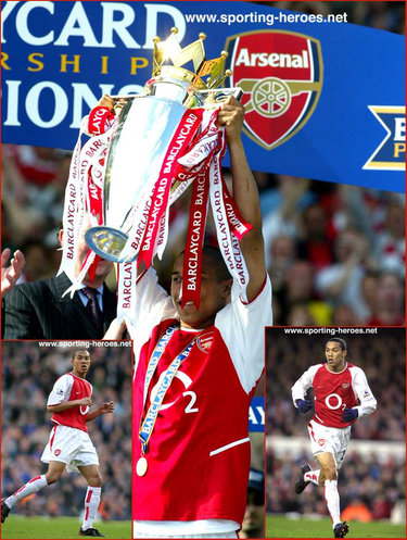 Gael CLICHY - Arsenal FC - Premiership Appearances 2003/04 (Arsenal's unbeaten season)