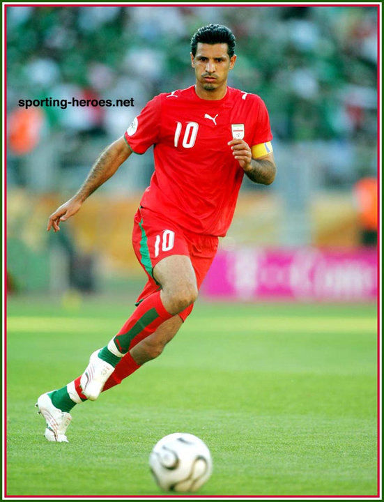 Panini 278 Ali Daei Iran FIFA WM 2006 Germany 