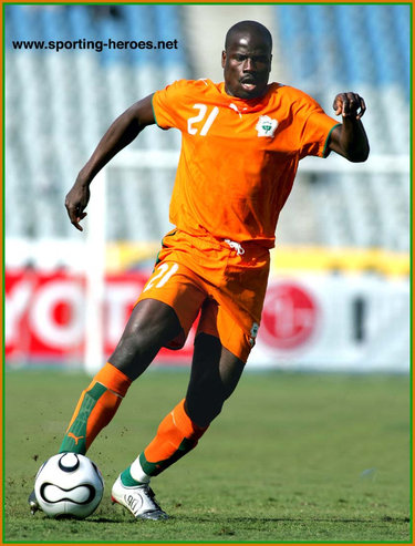 Emmanuel Eboue - Ivory Coast - Coupe d'afrique des nations 2006 Arica Cup of Nations.