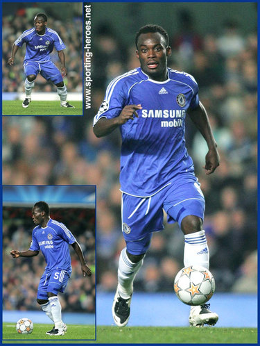 Michael Essien - Chelsea FC - UEFA Champions League seasons 2007/08 to 2005/06.