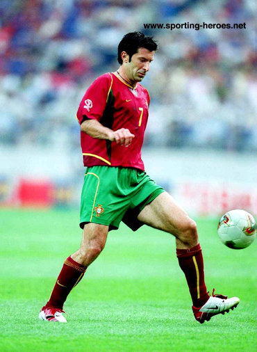 Luis Figo - Portugal - FIFA Copa do Mundo 2002