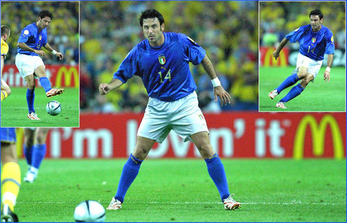 Stefano Fiore - Italian footballer - UEFA Campionato del Europea 2004
