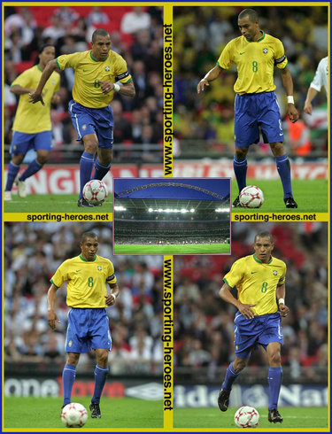 Gilberto Silva - Brazil - Inglaterra 1 Brasil 1 (1 Junho 2007, Wembley)