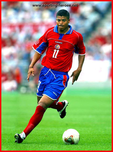 Ronald Gomez - Costa Rica - FIFA Campeonato Mundial 2002 World Cup.