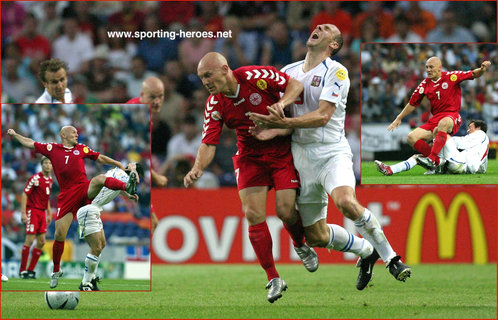 Thomas Gravesen - Denmark - UEFA EM-slutrunde 2004 European Football Finals.
