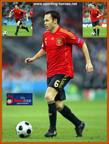 Andres Iniesta - Spain - UEFA Campeonato Europa 2008 European Championships.