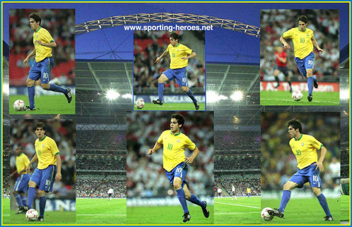 Kaka - Brazil - Inglaterra 1 Brasil 1 (1 Junho 2007, Wembley)