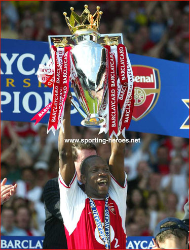 Lauren - Arsenal FC - Premiership Appearances 2003/04 (Arsenal's unbeaten season)