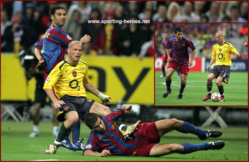 Freddie Ljungberg - Arsenal FC - UEFA Champions League 2005/06 (Final)