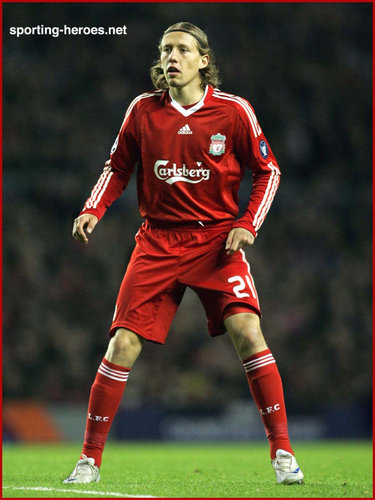 Lucas LEIVA - Liverpool FC - UEFA Champions League games for Liverpool.