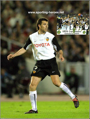 Carlos Marchena - Valencia - Final Copa de la UEFA 2004