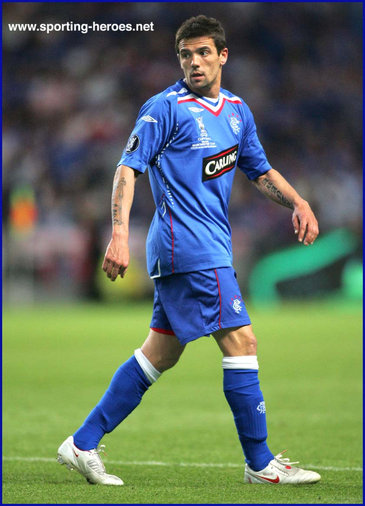 Nacho Novo - Glasgow Rangers - UEFA Cup Final 2008