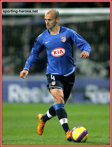 Mariano Pernia - Atletico Madrid - Copa de la UEFA 2007/08