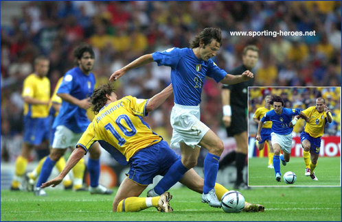 Andrea Pirlo - Italian footballer - UEFA Campionato del Europea 2004