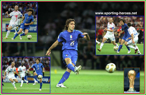 Andrea Pirlo - Italian footballer - FIFA Campionato del Mondo 2006 (Finale)