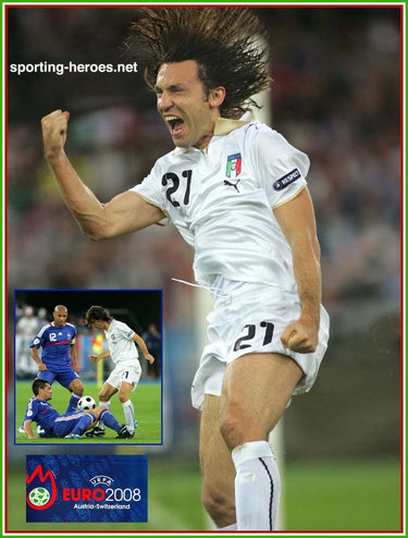 Andrea Pirlo - Italian footballer - UEFA Campionato del Europea 2008