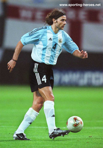 Mauricio Pochettino - Argentina - FIFA Copa del Mundo 2002 World Cup.