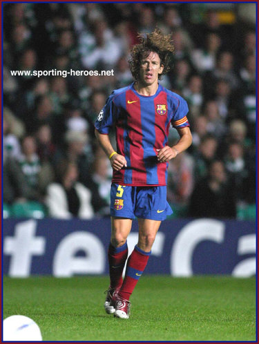 Carles Puyol - Barcelona - UEFA Champions League 2004/05 & 2002/03.