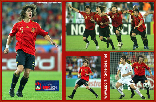 Carles Puyol - Spain - UEFA Campeonato Europa 2008 European Football Championships.