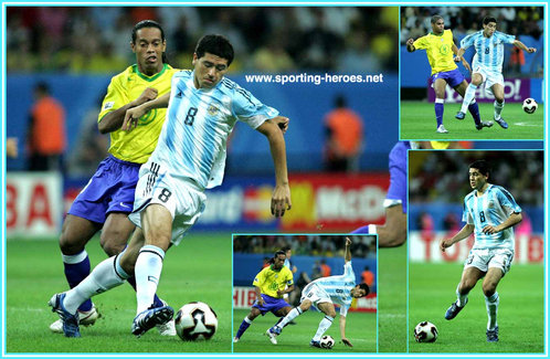 Juan Roman Riquelme - Argentina - FIFA Copa del Confederación 2005 (Final)