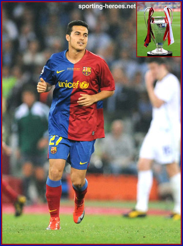 Pedro Rodriguez - Barcelona - Final UEFA Champions League 2008/09