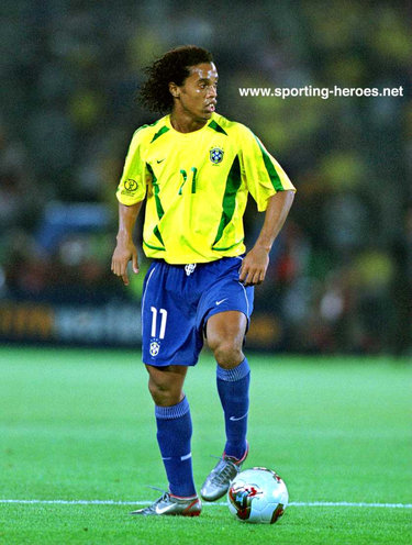 Ronaldinho - Brazil - FIFA Copa do Mundo 2002 World Cup Finals.