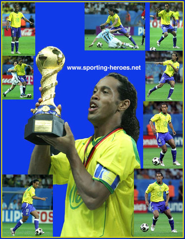 Ronaldinho - Brazil - FIFA Confederations Cup 2005.