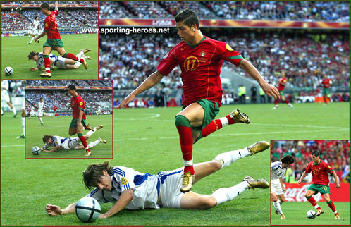 Cristiano Ronaldo - Portugal - UEFA Campeonato do Europa 2004 European Championships.