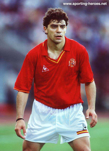 Manuel Sanchis - Spain - FIFA Campeonato Mundial 1990