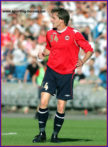 Jarl Andre STORBAEK - Norway footballer - UEFA Europeisk Mesterskap 2008 kvalifikasjon