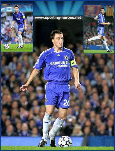 John Terry - Chelsea FC - UEFA Champions League Seasons (3) 2004/05 to 2006/07.