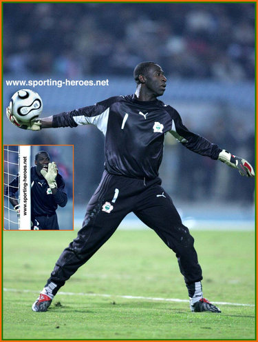 Jean-Jacques Tizie - Ivory Coast - Coupe d'afrique des nations 2006 (Maroc, Libye, Egypte)