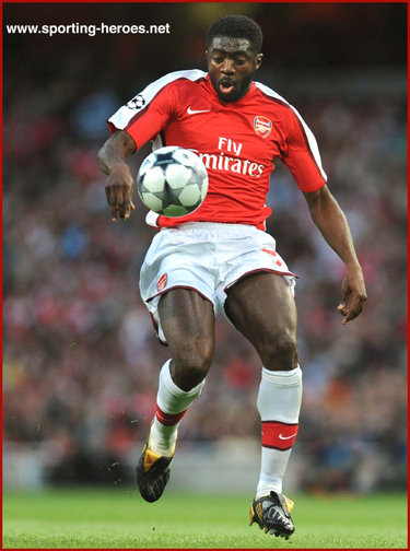 Kolo TOURE - UEFA Champions League Seasons (3) 2009 to 2006. - Arsenal FC