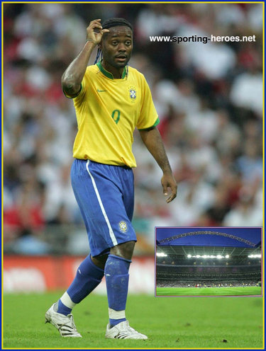 Vagner Love - Brazil - Inglaterra 1 Brasil 1. 2007.