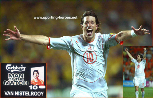 Ruud Van Nistelrooy - Nederland - UEFA EK 2004 European Championship.