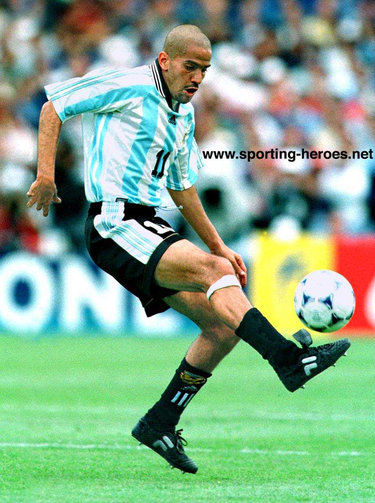 Juan Sebastian Veron - Argentina - FIFA Copa del Mundo 1998