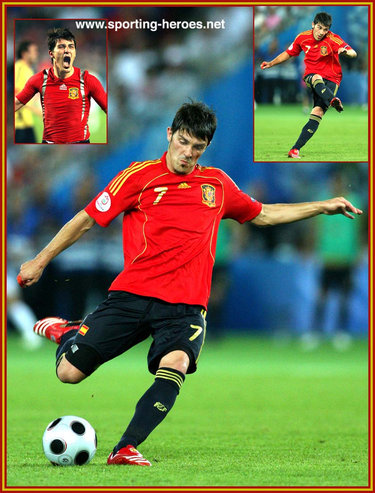 David Villa - Spain - UEFA Campeonato Europa 2008 European Football Championships