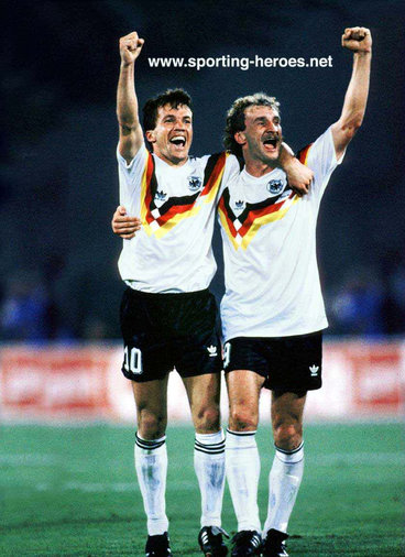 Rudi Voller - Germany - FIFA Weltmeisterschaft 1990 World Cup Finals.