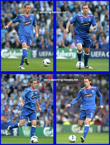 David Weir - Glasgow Rangers - UEFA Cup Final 2008