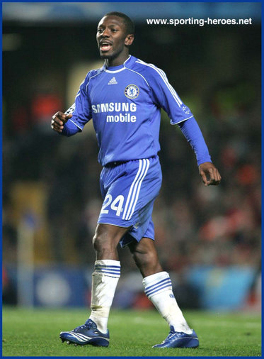Shaun Wright-Phillips - Chelsea FC - UEFA Champions League  seasons (3) 2007/08 to 2005/06.