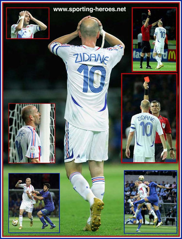 Zinedine Zidane - France - FIFA Coupe du Monde 2006 (Finale) World Cup.