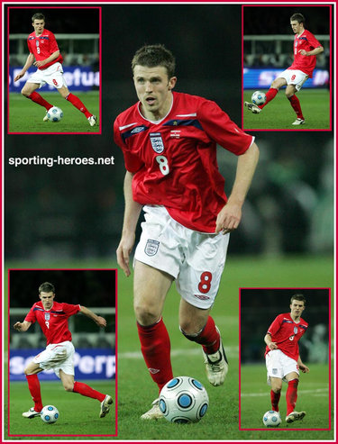 Michael Carrick - England - English International Football Caps.