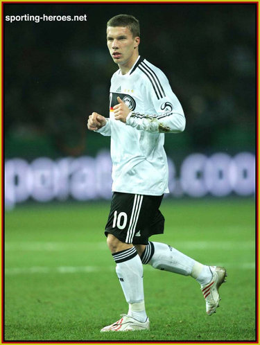 Lukas Podolski - Germany - FIFA Weltmeisterschaft 2010 Qualifikation